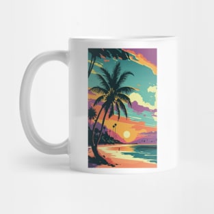 Sunset at the beach Mug